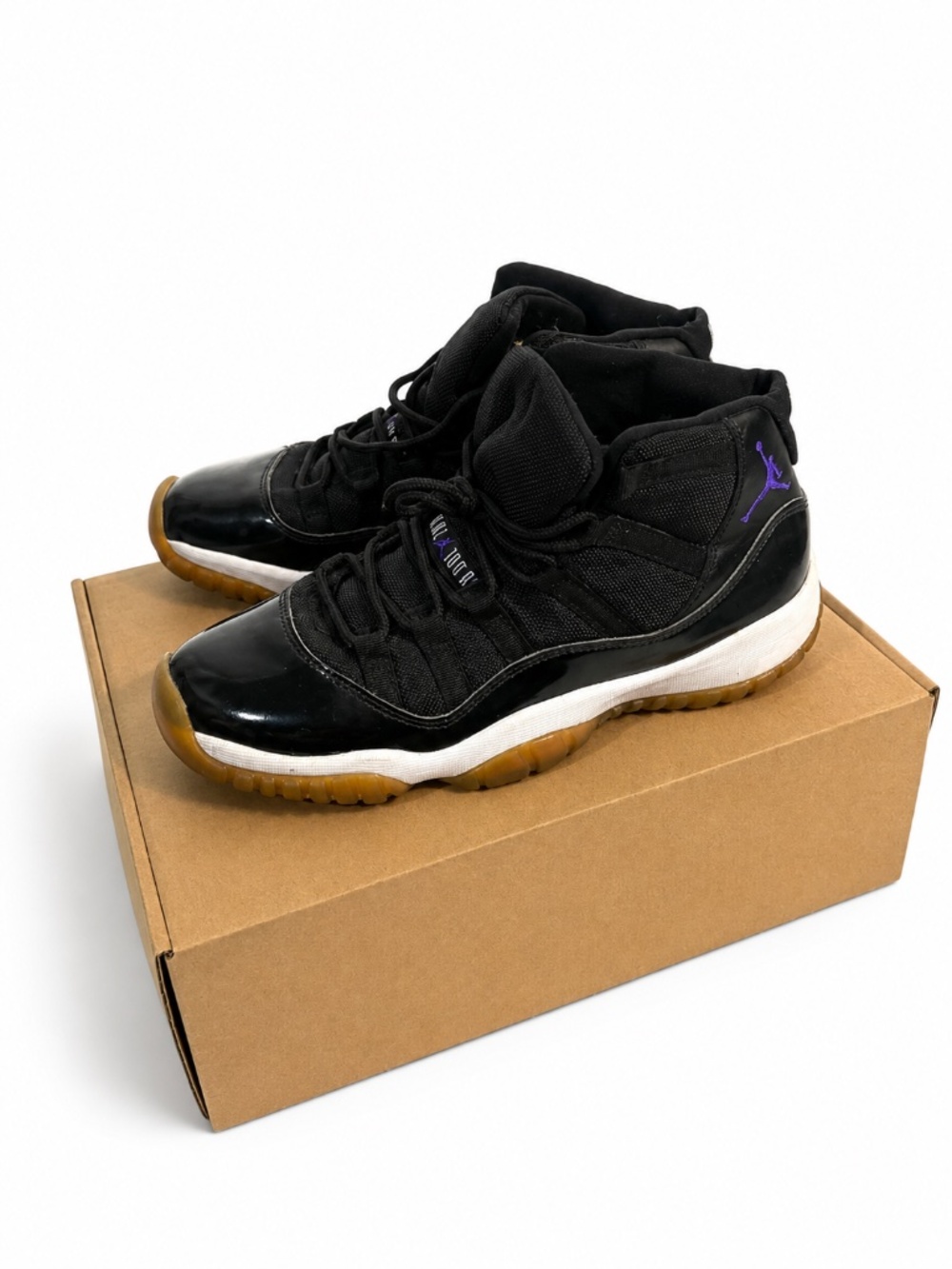Air Jordan 11 Black Purple Sneakers – Restoration/Refurbish Project